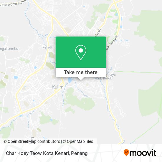 Char Koey Teow Kota Kenari map