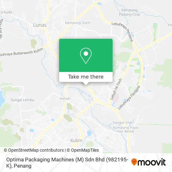 Optima Packaging Machines (M) Sdn Bhd (982195-K) map