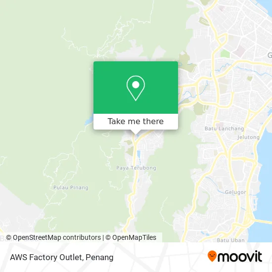 AWS Factory Outlet map