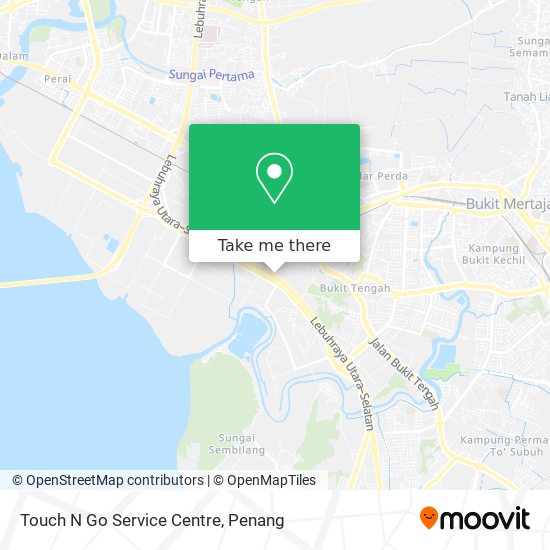Touch N Go Service Centre map