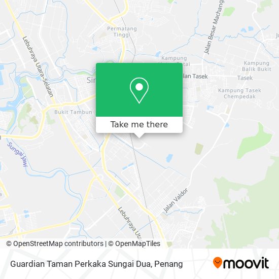 Peta Guardian Taman Perkaka Sungai Dua