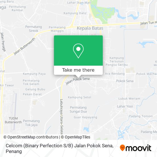 Peta Celcom (Binary Perfection S / B) Jalan Pokok Sena