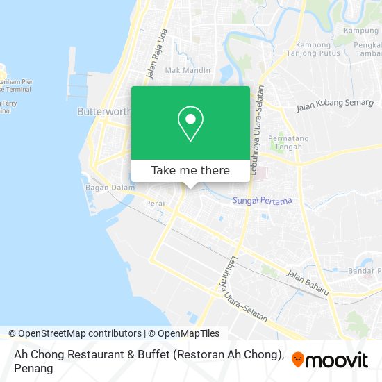 How To Get To Ah Chong Restaurant Buffet Restoran Ah Chong In Pulau Pinang By Bus Or Ferry