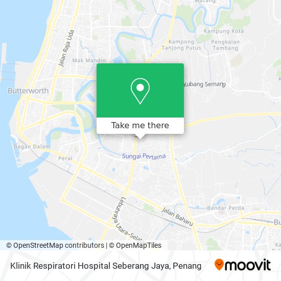 Peta Klinik Respiratori Hospital Seberang Jaya