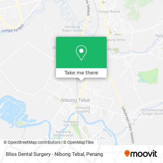 Bliss Dental Surgery - Nibong Tebal map