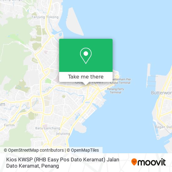 Kios KWSP (RHB Easy Pos Dato Keramat) Jalan Dato Keramat map