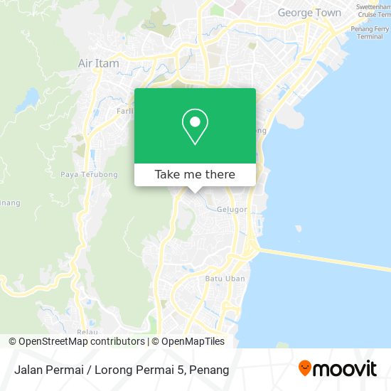 Jalan Permai / Lorong Permai 5 map