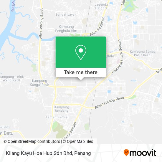 Kilang Kayu Hoe Hup Sdn Bhd map