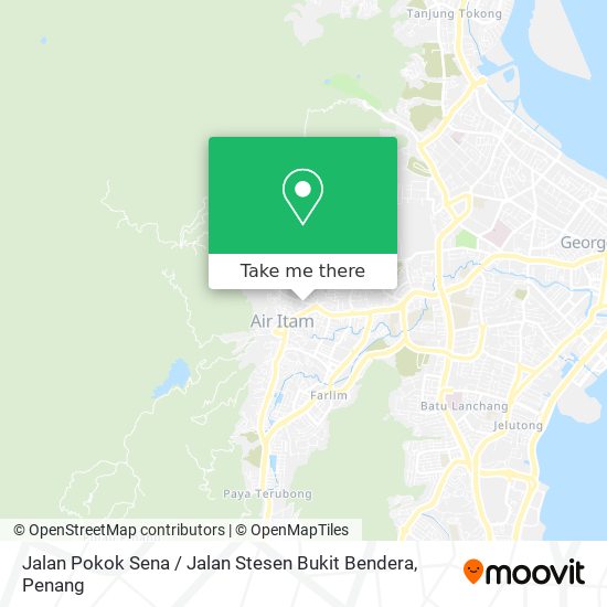 Jalan Pokok Sena / Jalan Stesen Bukit Bendera map