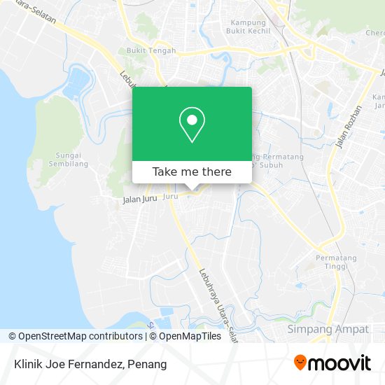 Klinik Joe Fernandez map