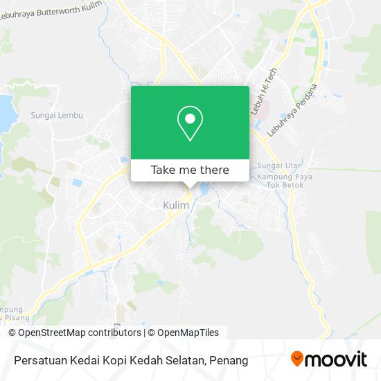 Persatuan Kedai Kopi Kedah Selatan map