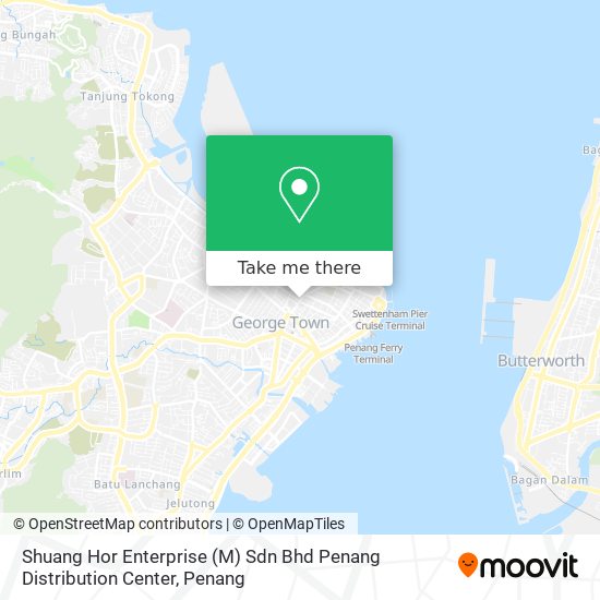 Peta Shuang Hor Enterprise (M) Sdn Bhd Penang Distribution Center