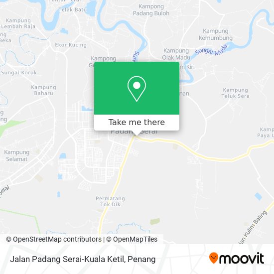 Peta Jalan Padang Serai-Kuala Ketil