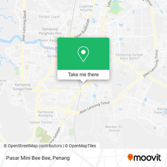 Pasar Mini Bee Bee map