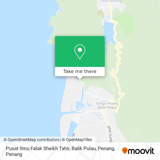 Pusat Ilmu Falak Sheikh Tahir, Balik Pulau, Penang map