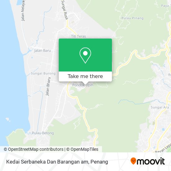 Peta Kedai Serbaneka Dan Barangan am