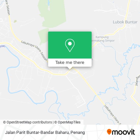 Peta Jalan Parit Buntar-Bandar Baharu