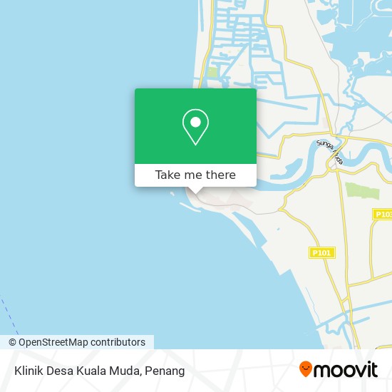 Klinik Desa Kuala Muda map