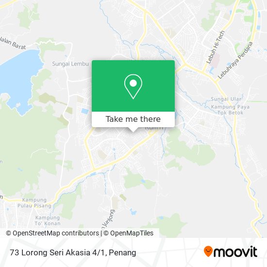 Peta 73 Lorong Seri Akasia 4/1