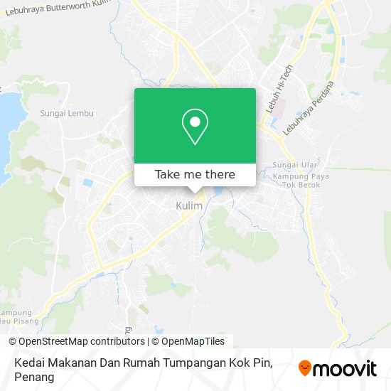 Kedai Makanan Dan Rumah Tumpangan Kok Pin map