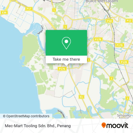 Peta Mec-Mart Tooling Sdn. Bhd.