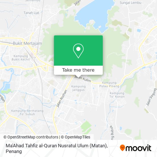 Ma'Ahad Tahfiz al-Quran Nusratul Ulum (Matan) map