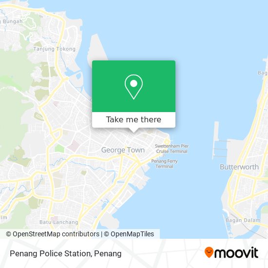 Peta Penang Police Station