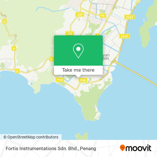 Fortis Instrumentations Sdn. Bhd. map