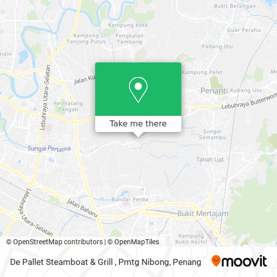 De Pallet Steamboat & Grill , Pmtg Nibong map