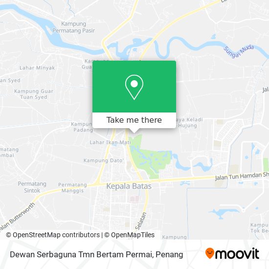 Peta Dewan Serbaguna Tmn Bertam Permai