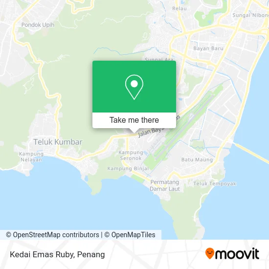 Kedai Emas Ruby map