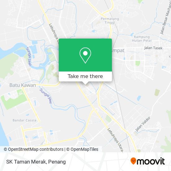 SK Taman Merak map