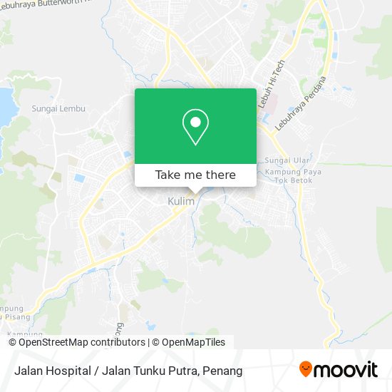 Jalan Hospital / Jalan Tunku Putra map