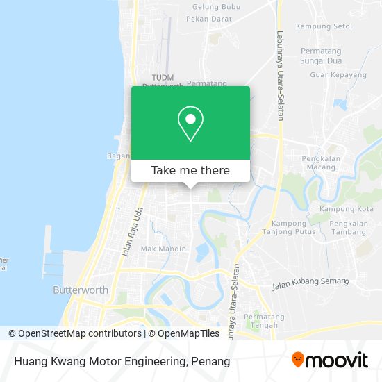 Peta Huang Kwang Motor Engineering