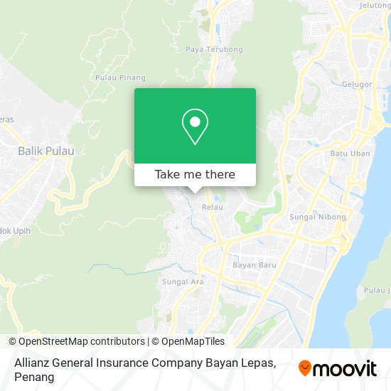 Allianz General Insurance Company Bayan Lepas map