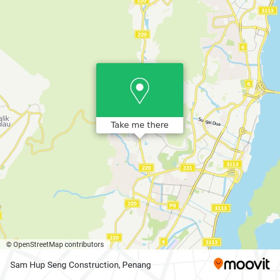 Peta Sam Hup Seng Construction
