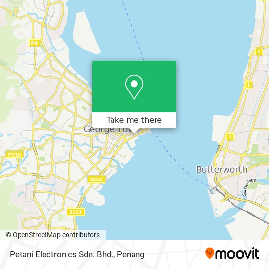 Petani Electronics Sdn. Bhd. map