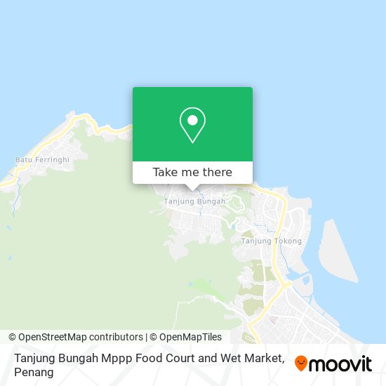 Tanjung Bungah Mppp Food Court and Wet Market map