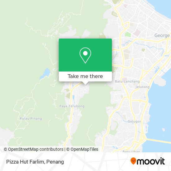 Pizza Hut Farlim map