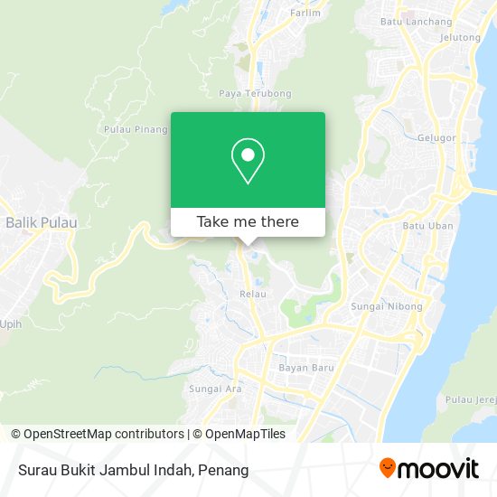 Peta Surau Bukit Jambul Indah