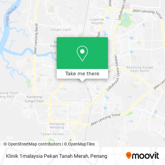 Peta Klinik 1malaysia Pekan Tanah Merah