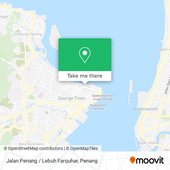 Peta Jalan Penang / Lebuh Farquhar
