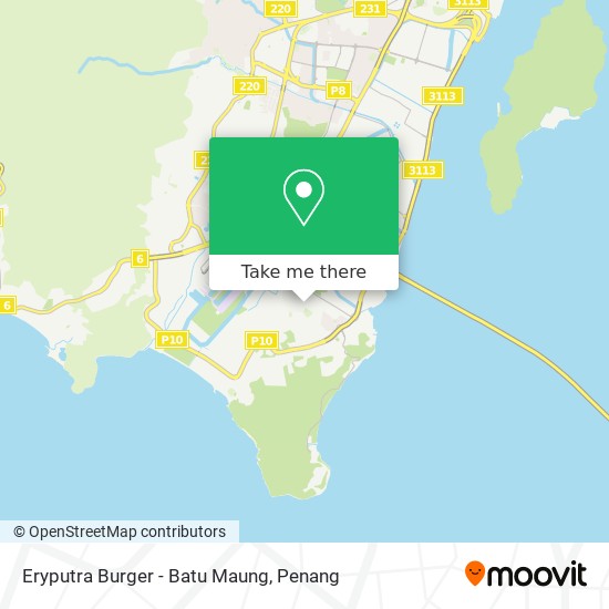 Eryputra Burger - Batu Maung map