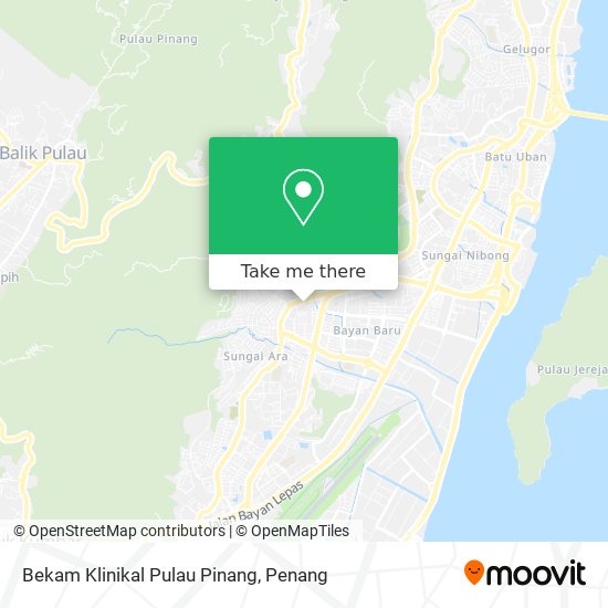 Peta Bekam Klinikal Pulau Pinang