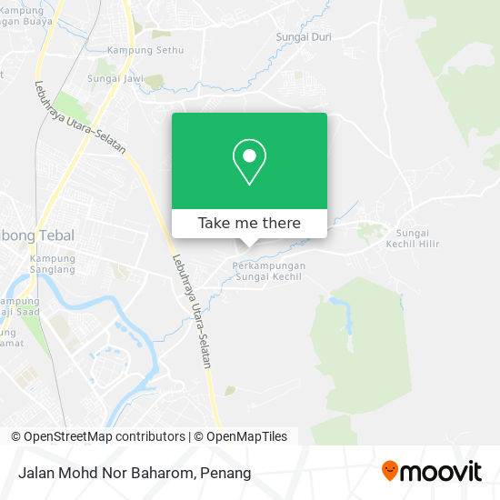 Jalan Mohd Nor Baharom map