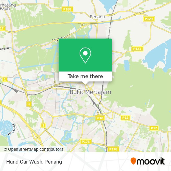 Hand Car Wash map
