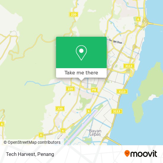Tech Harvest map