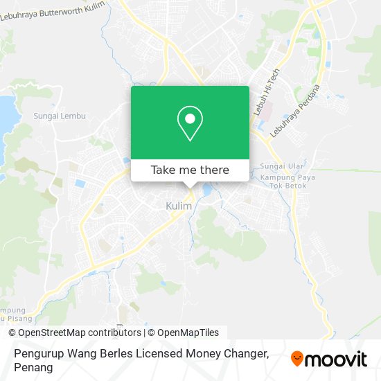 Peta Pengurup Wang Berles Licensed Money Changer