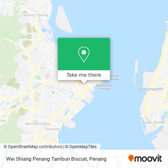 Wei Shiang Penang Tambun Biscuit map