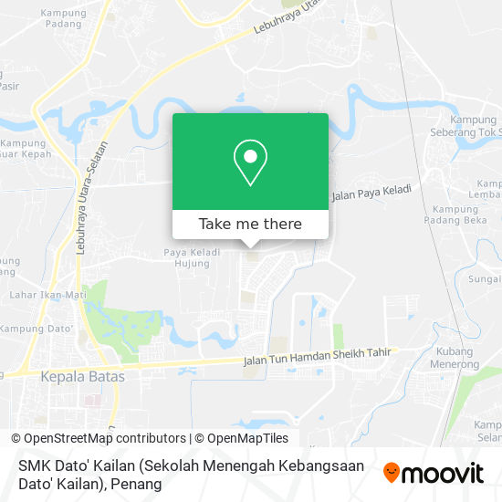 SMK Dato' Kailan (Sekolah Menengah Kebangsaan Dato' Kailan) map